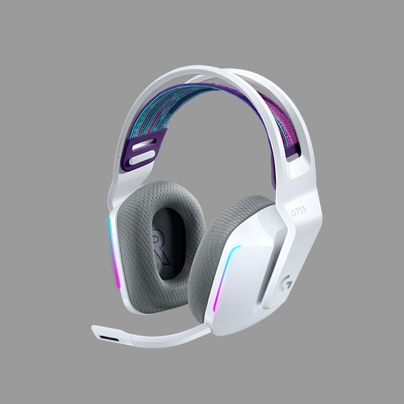 Logitech G733 Lightspeed Wireless RGB Gaming Headset White – J1TEK PC