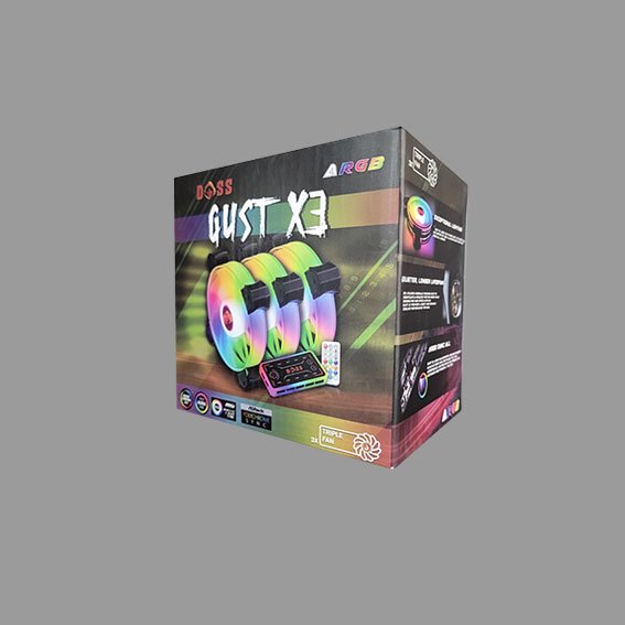DOSS Gust X3 ARGB 3in1 Fan w HUB & Controller