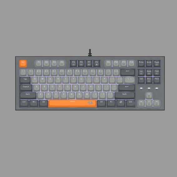 Redragon BES K611 Mechanical Keyboard (Gradient Gray Orange)